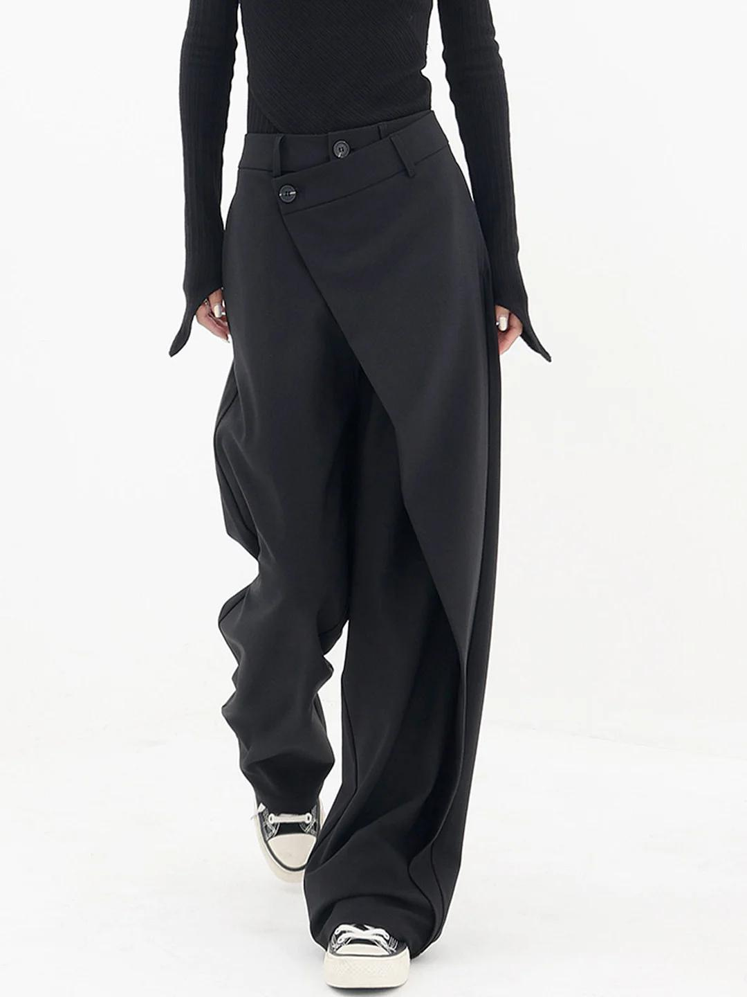 Abbie - High-Waisted Wide-Leg Trousers